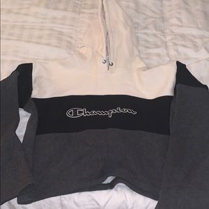 NWT cropped champion hoodie